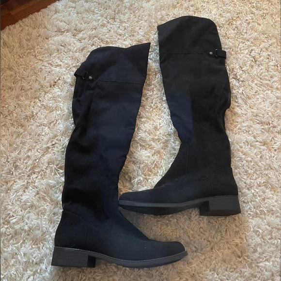 sun & stone Shoes - Sun & Stone Over The Knee Boots, Size 9